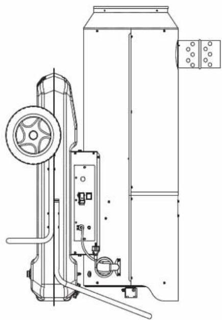 Master BV 170 - POSITIONS POSSIBLES DES ROUES - ALTERNATIVE RÄDERSTELLUNG - 1