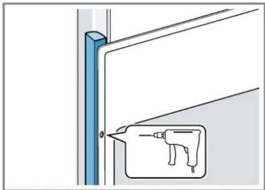 NEFF NL9GR31Y1 - Gerät einbauen bei grifflosen Küchen mit senkrechter Griffleiste - 2