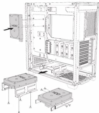 ANTEC DP502 FLUX - POWER SUPPLY INSTALLATION - 3