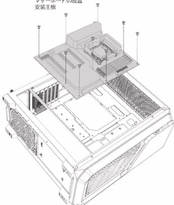 ANTEC DP502 FLUX - MOTHERBOARD INSTALLATION - 1