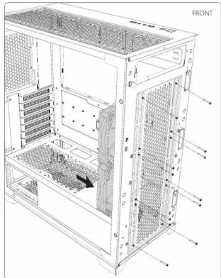 ANTEC DP502 FLUX - POWER SUPPLY INSTALLATION - 4