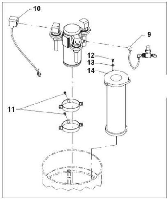 NILFISK 3907W - Recommended spare parts - 12