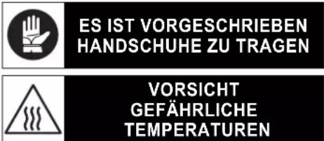 NILFISK 3907W - Risiken aufgrund des Vorhandenseins der restlichen Hochtemperatur nach dem Aufhalten der Saugeinheit. - 1