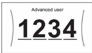 DAIKIN EAVH16S18DA9W - Advanced user pin code - 1