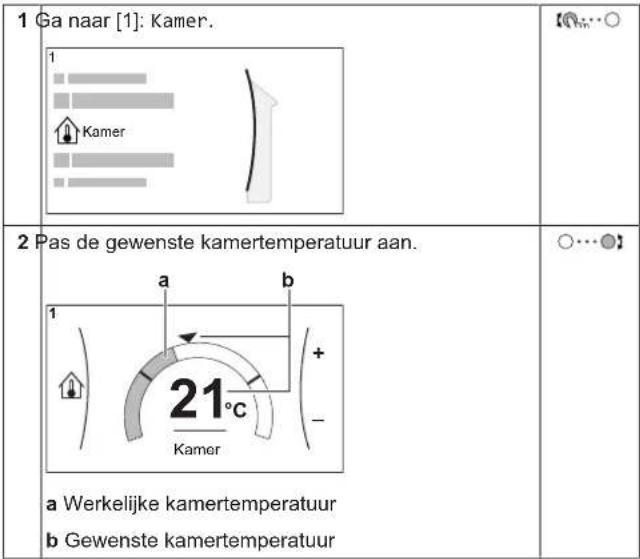 DAIKIN EAVH16S18DA9W - De gewenste kamertemperatuur wijzigen - 1