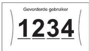 DAIKIN EAVH16S18DA9W - Pincode gebruiker - 2