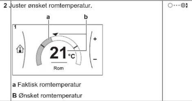 DAIKIN EAVH16S18DA9W - Endre onsket romtemperatur - 1