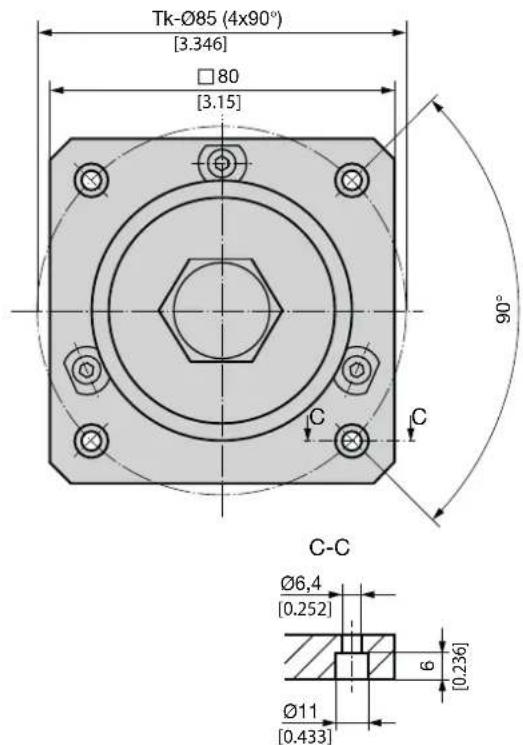 Camille Bauer KINAX N702INOX - Dimensional drawings - 2