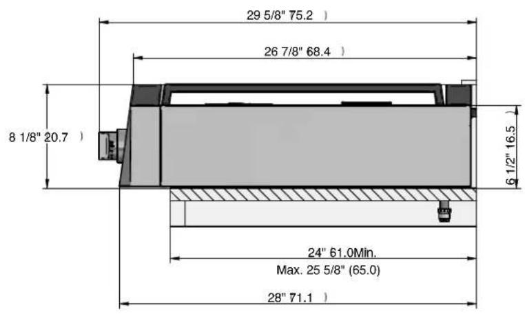 Forza FRT304GN - Product Dimensions - 2