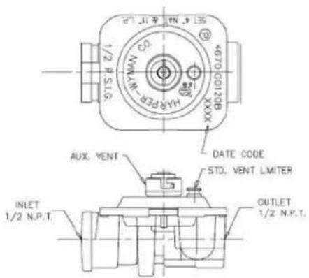 Forza FRT304GN - Pressure Regulator - 1