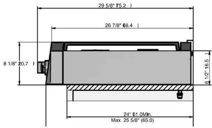 Forza FRT304GN - Dimensiones del producto - 2