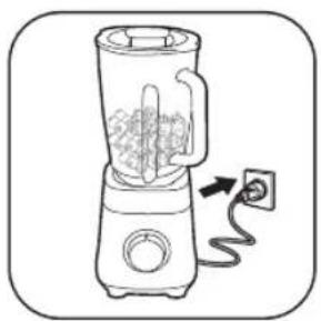 PHILIPS HR3030 - Using the tamper - 3