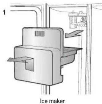 SAMSUNG RS21HFLFH - Check the amount of water supplied to the ice tray. - 1