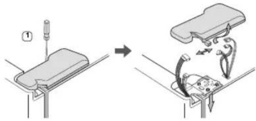 SAMSUNG RS21HFLFH - Removing the Fridge Door - 1