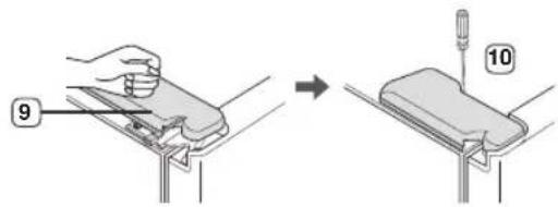 SAMSUNG RS21HFLFH - Reattaching the Freezer Door - 3