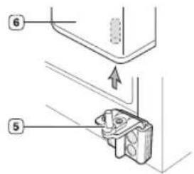SAMSUNG RS21HFLFH - Removing the Fridge Door - 3