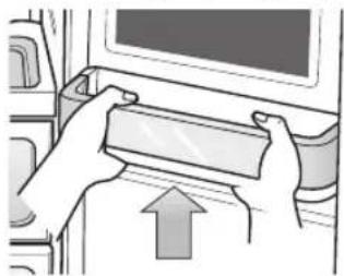 SAMSUNG RS21HFLFH - REMOVING THE FRIDGE ACCESSORIES - 3