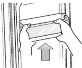 SAMSUNG RS21HFLFH - DEMONTAGE DES ACCESSOIRES DU CONGELATEUR - 2