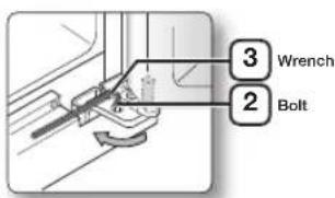 SAMSUNG RS21HFLFH - MAKING MINOR ADJUSTMENTS TO THE DOORS - 4