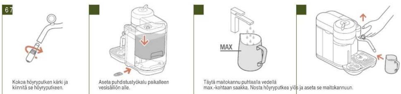SAGE the Vertuo Creatista SVE850 - HÖYRYPUTKEN PUHDISTUS - 3