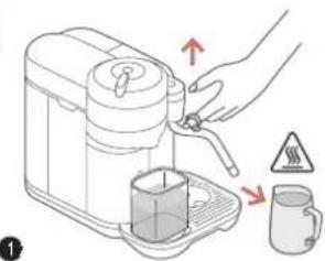 SAGE the Vertuo Creatista SVE850 - F∅RSTE BRUK / SKYLLINGSSYKLUS - 1