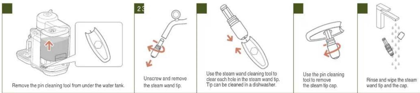 SAGE the Vertuo Creatista SVE850 - CLEANING THE STEAM WAND - 1