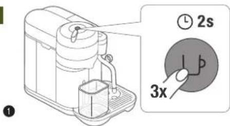 SAGE the Vertuo Creatista SVE850 - PREMIÈRE UTILISATION/ CYCLE DE RINÇAGE - 3