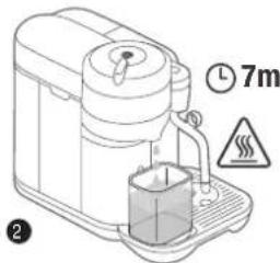 SAGE the Vertuo Creatista SVE850 - PRIMEIRO USO / CICLO DE ENXAGUAMENTO - 3