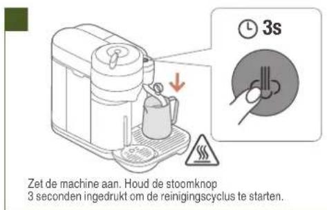 SAGE the Vertuo Creatista SVE850 - DE STOOMPIJP REINIGEN - 1