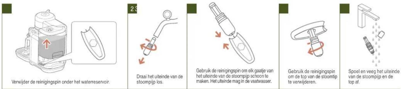 SAGE the Vertuo Creatista SVE850 - DE STOOMPIJP REINIGEN - 1