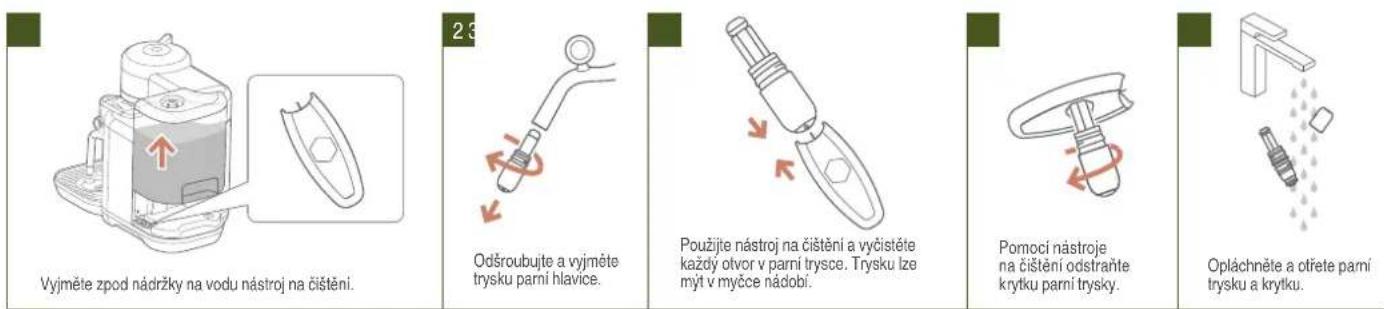 SAGE the Vertuo Creatista SVE850 - ČIŠTĚNÍ PARNÍ HLAVICE - 2