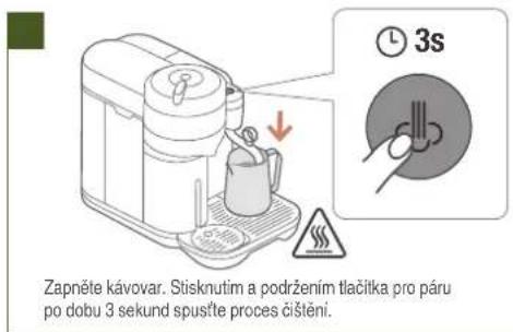 SAGE the Vertuo Creatista SVE850 - ČIŠTĚNÍ PARNÍ HLAVICE - 1