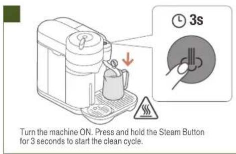 SAGE the Vertuo Creatista SVE850 - CLEANING THE STEAM WAND - 1
