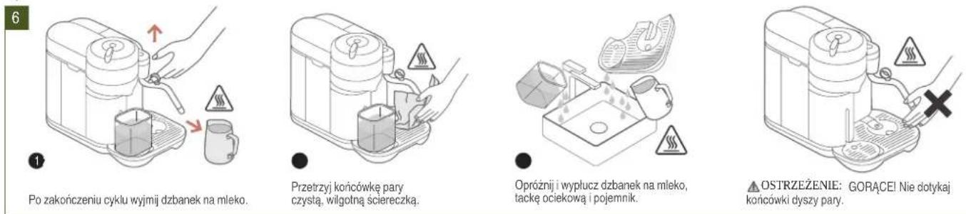 SAGE the Vertuo Creatista SVE850 - PL PIERWSZE UŻYCIE / CYKL PŁUKANIA - 1