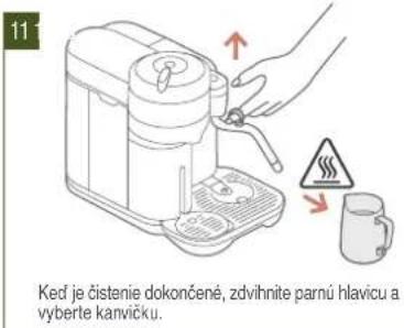 SAGE the Vertuo Creatista SVE850 - ČISTENIE PARNEJ HLAVICE - 6