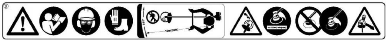 Shindaiwa BP510S - Safety decal(s) - 1