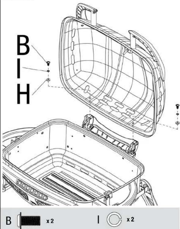 Blue Rhino GBT1508B - Attach Side Handle Assembly - 13
