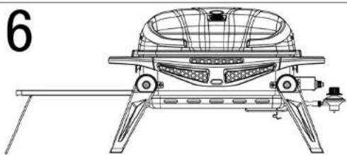 Blue Rhino GBT1508B - Unfold Table and Legs - 6