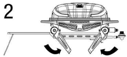 Blue Rhino GBT1508B - Fold Up Legs and Table - 2