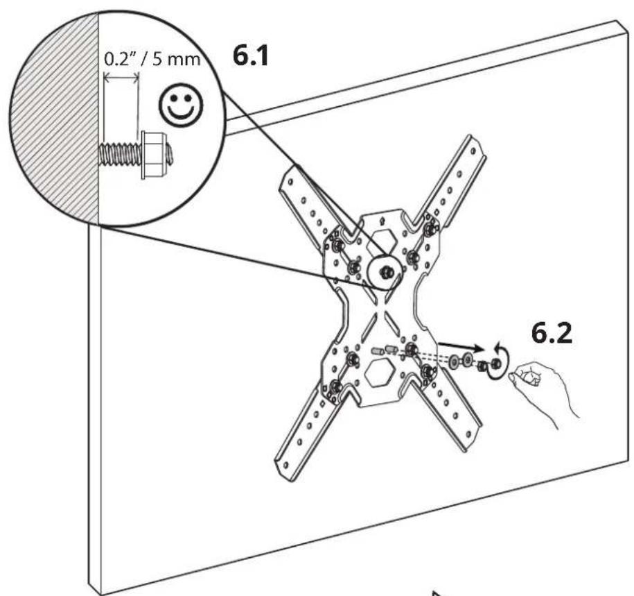 Kanto PS200 - Hang and Secure TV Attachez et sécurisez le téléviseur Cuelgue y asegure el televisor - 1