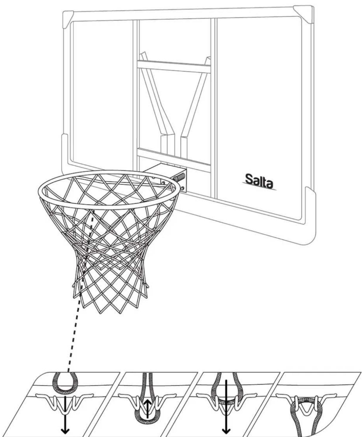 Salta Center Backboard 5135 - PACK CONTENTS / PACKUNGSHALT - 21