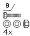 Salta Center Backboard 5135 - PACK CONTENTS / PACKUNGSHALT - 24
