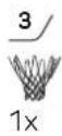 Salta Center Backboard 5135 - PACK CONTENTS / PACKUNGSHALT - 20