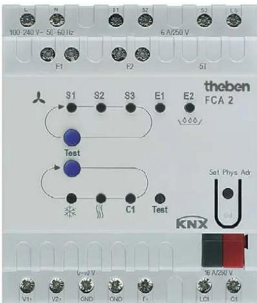 THEBEN FCA 2 KNX - Actionneur de ventilo-convecteur FCA 2 - 1