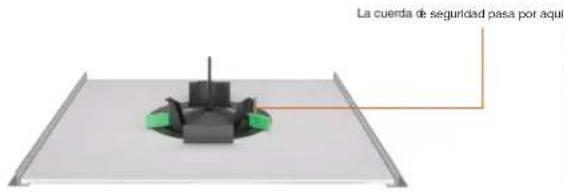 Yealink SkySound CM20 - Método de instalación 1: Use el soporte de fijación del conjunto si el techo - 2