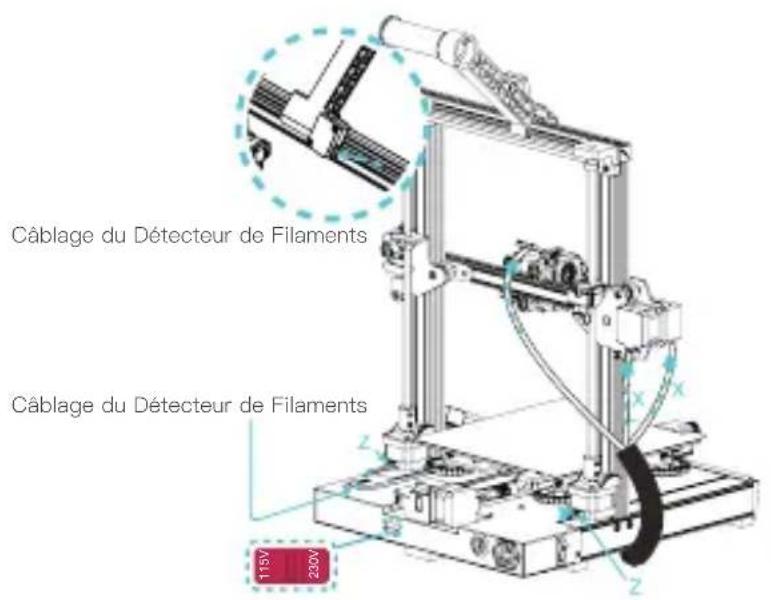 CREALITY Ender 3 S1 - Câblage de l'équipement - 5