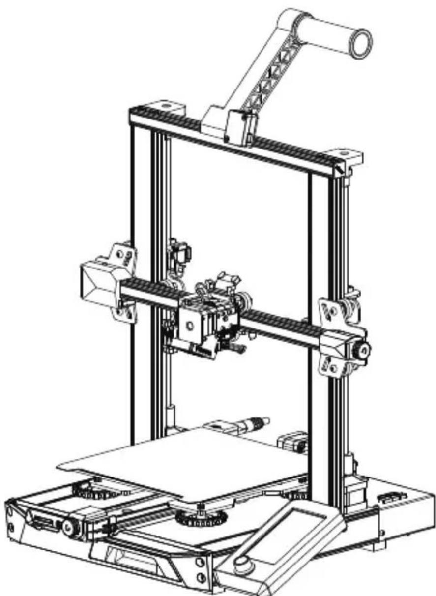 CREALITY Ender 3 S1 - Guide D'installation Rapide Ender-3 S1 - 1