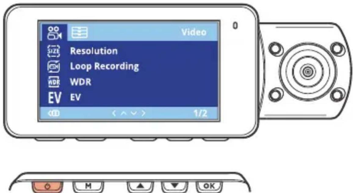 Rexing V3 Basic - Accensione del Dispositivo - 1
