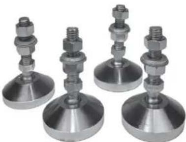 RIKON 703040 - 70-972 PIEDS réglables - LOT de 4 - 1