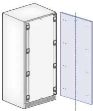 Fulgor Milano F7IRC24O1R - Préparation des panneaux décoratifs pour Réfrigérateur Column - 1
